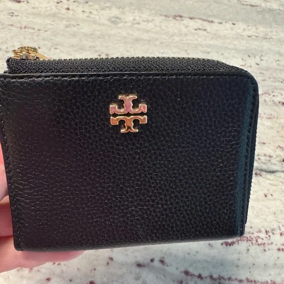 Tory Burch | Bags | Tory Burch Black Textured Wallet With  display picture 1